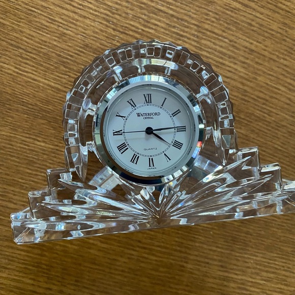 Waterford Crystal Small Cottage Mantel Clock Signed Ireland.Working,New Battery - Picture 5 of 10